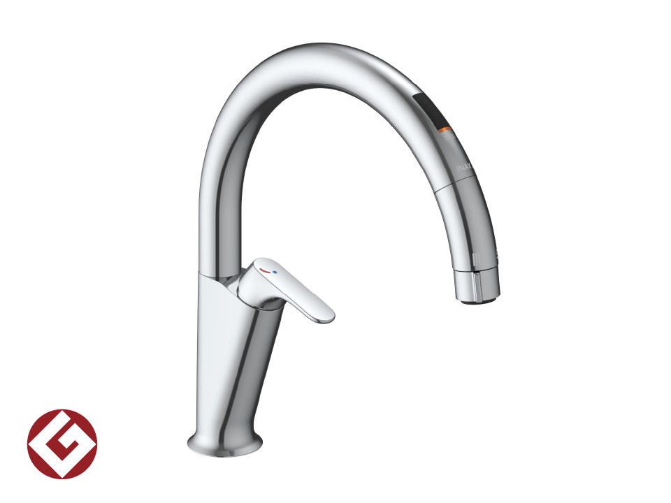 取付工事付 キッチン用タッチレス水栓 ナビッシュ スタンダードタイプ