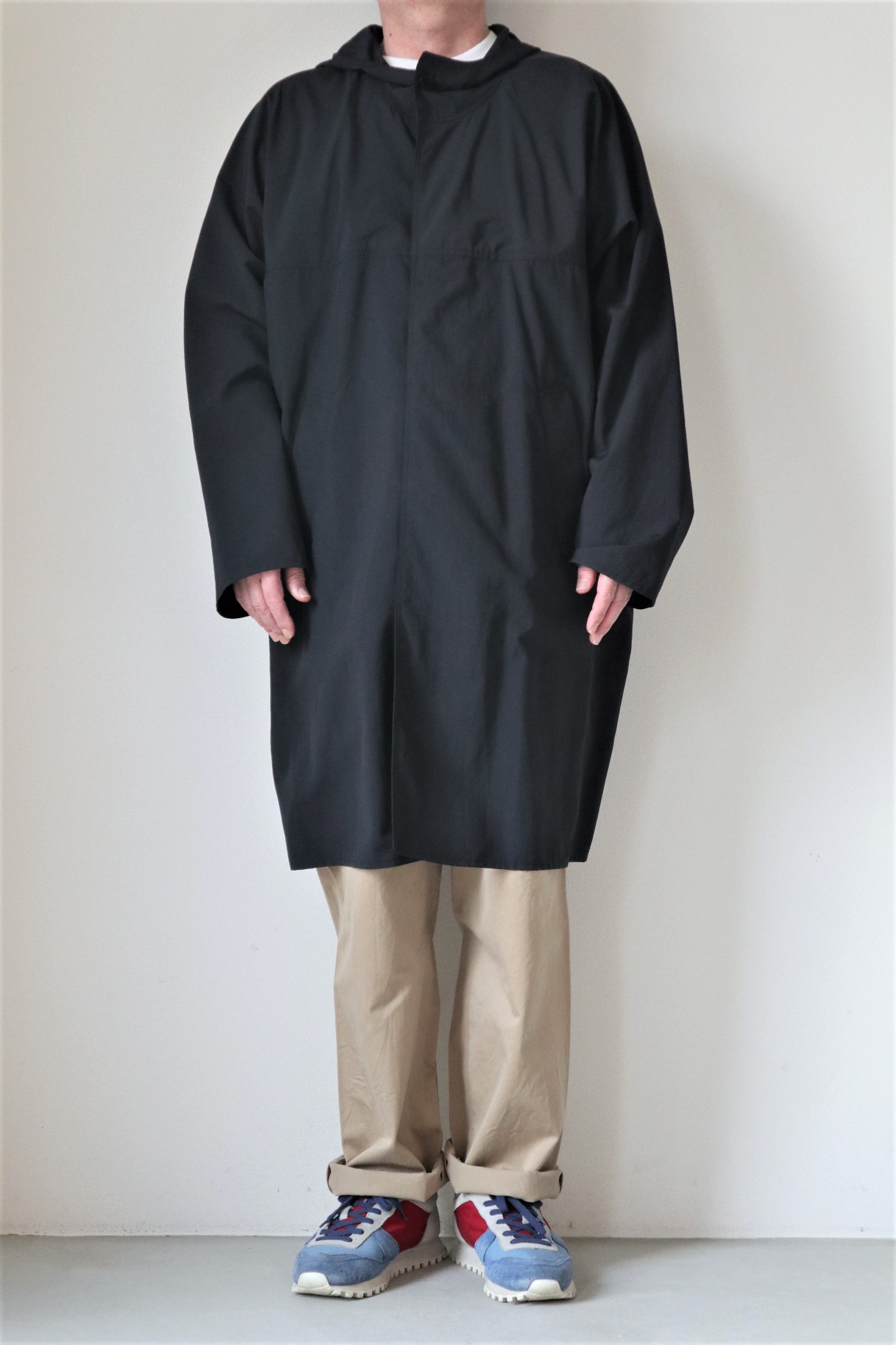 YAECA通販 ヤエカ取扱店 YAECA/NYLONフーデッドレインコート