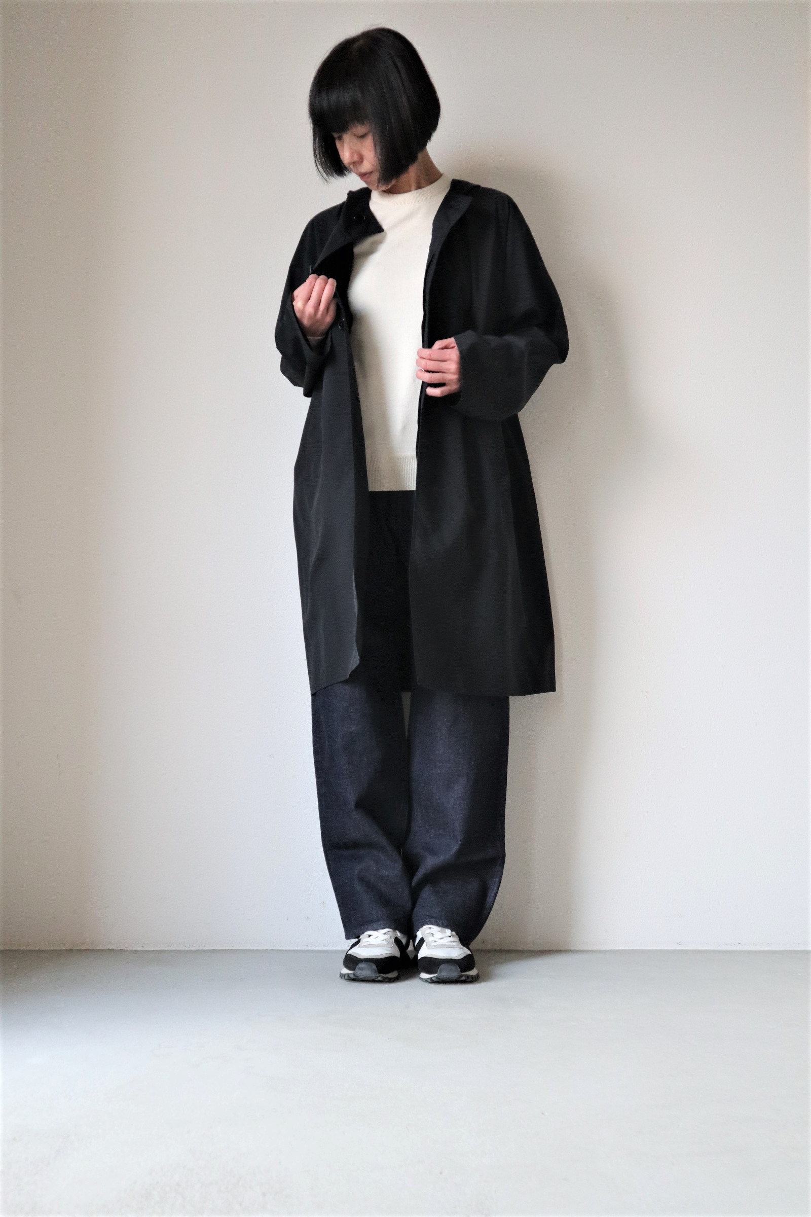 YAECA通販 ヤエカ取扱店 YAECA/NYLONフーデッドレインコート