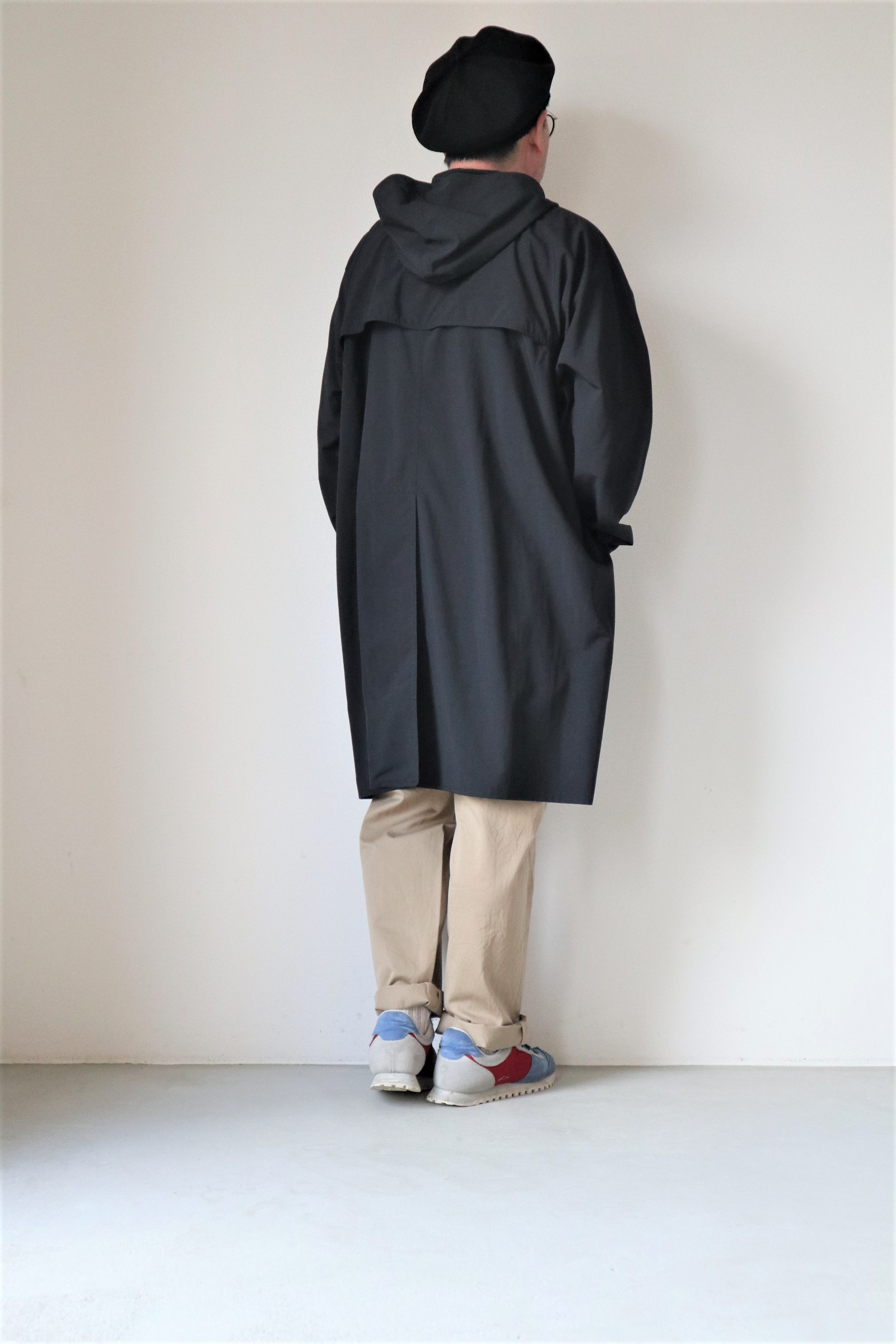 YAECA通販 ヤエカ取扱店 YAECA/NYLONフーデッドレインコート