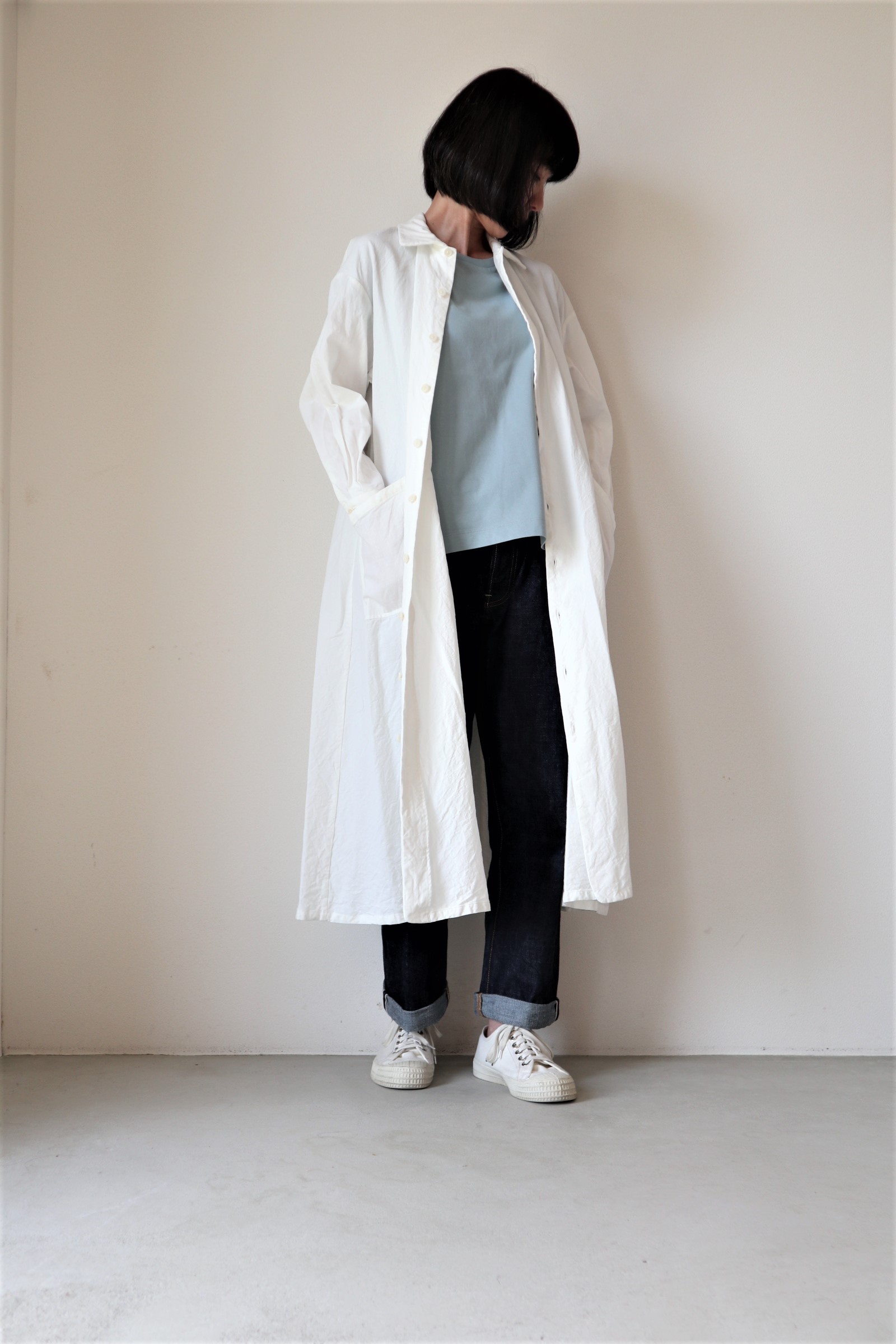 YAECA通販 ヤエカ取扱店 YAECA WRITE/ワークシャツドレス lien