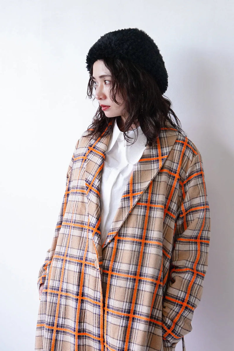 LILA n' citta】チェック柄ガウンコート – LILA & CITTA ONLINE SHOP
