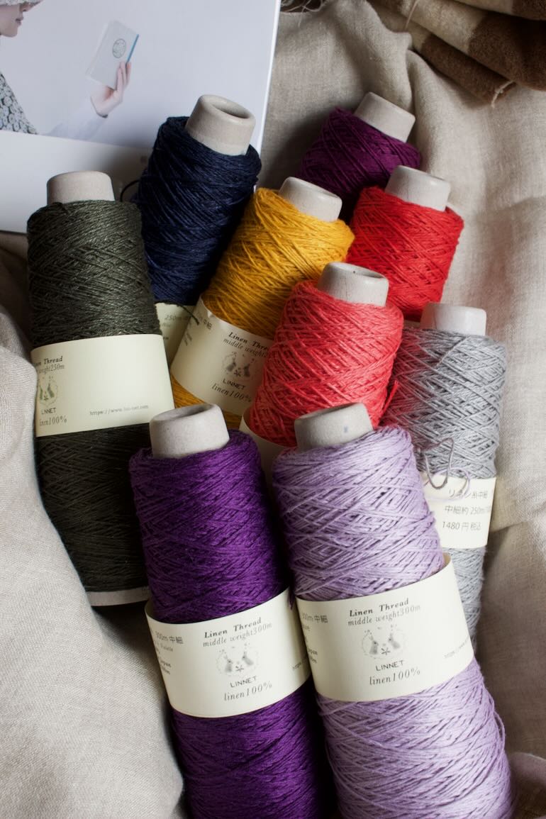 LINNET original and collection Linen Thread/Linen yarn リネン糸一覧