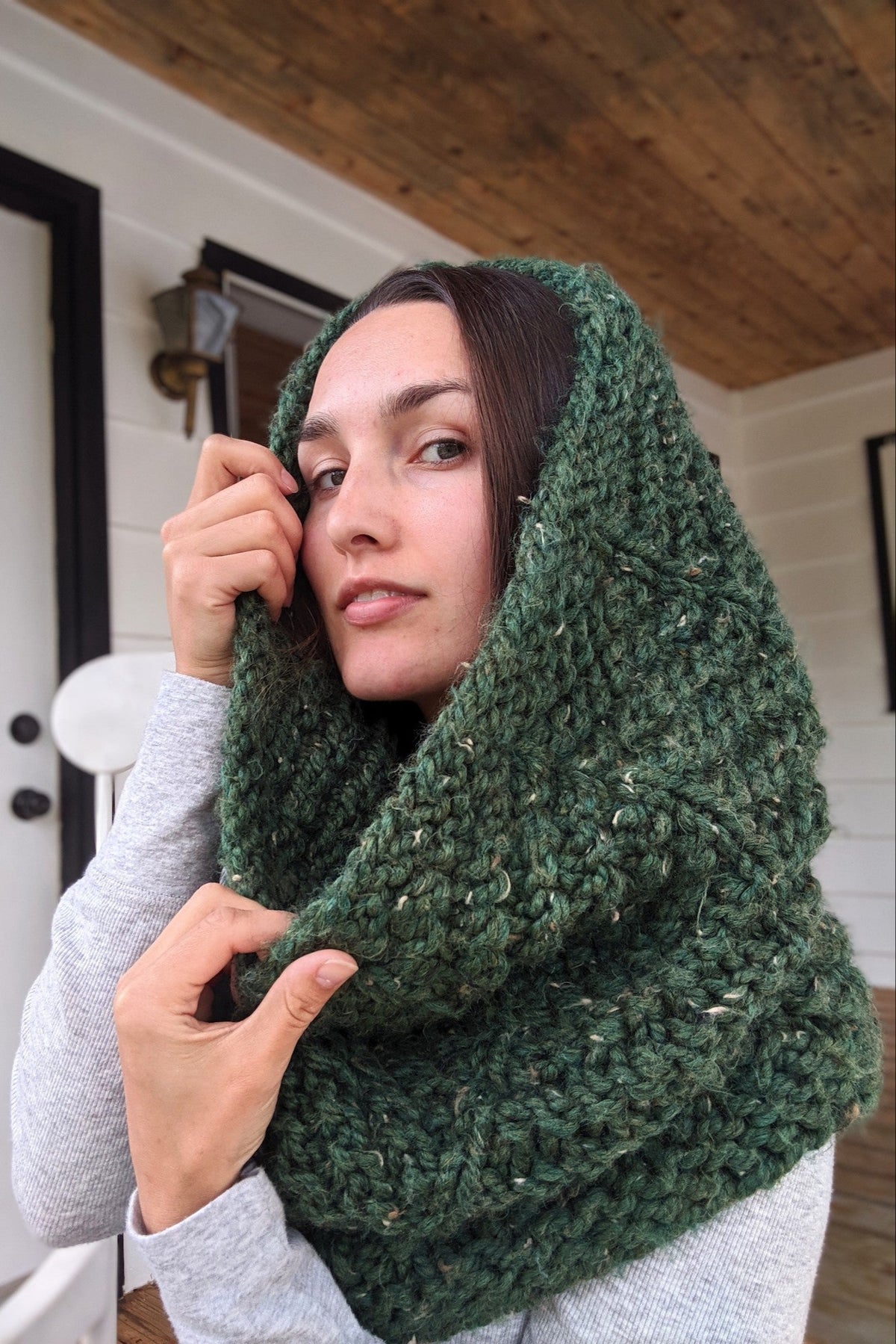Knit Kit - Evergreen Snood – Lion Brand Yarn