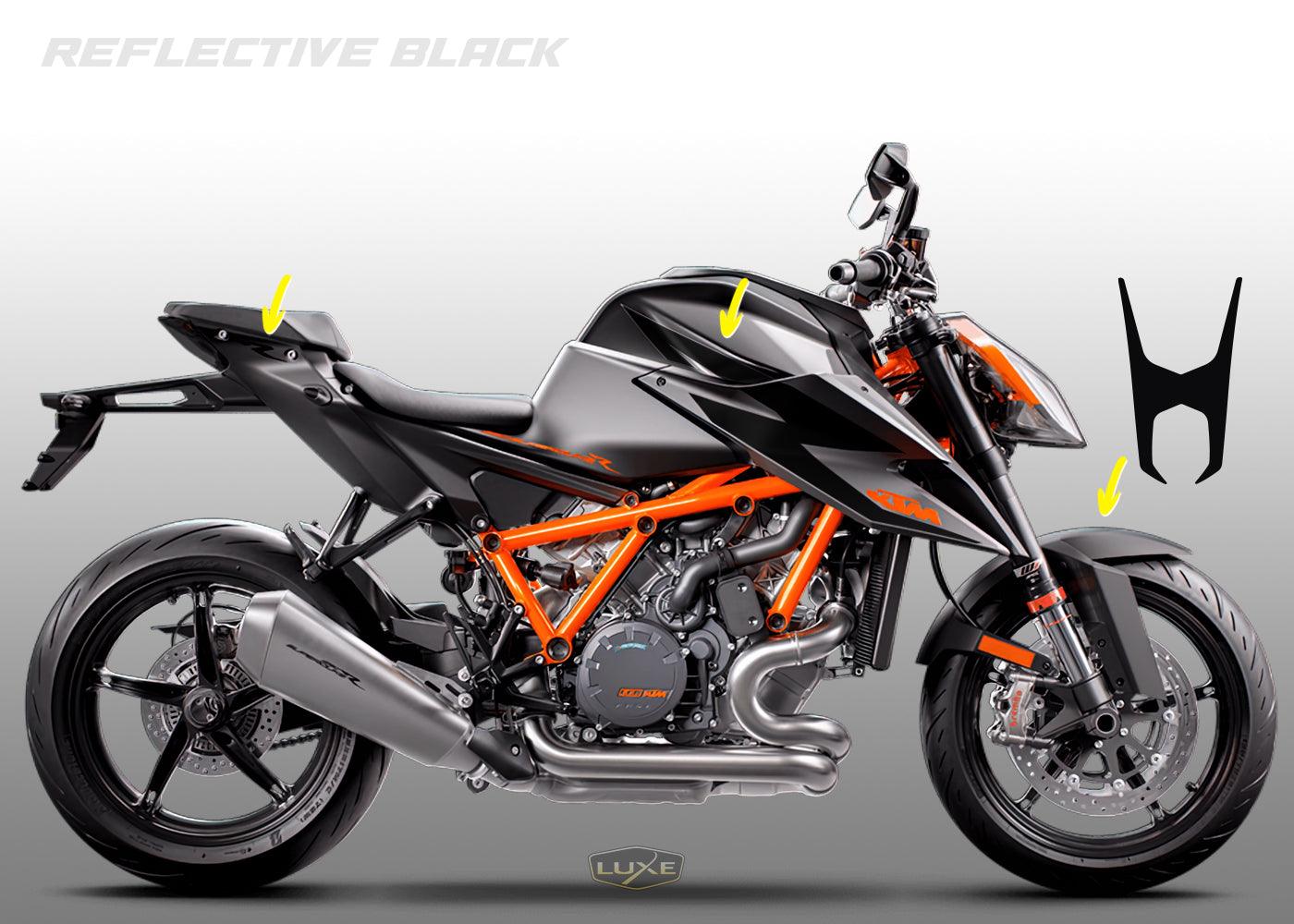 2020 KTM 1290 Superduke R Graphics Reflective Overlays – Luxe Auto