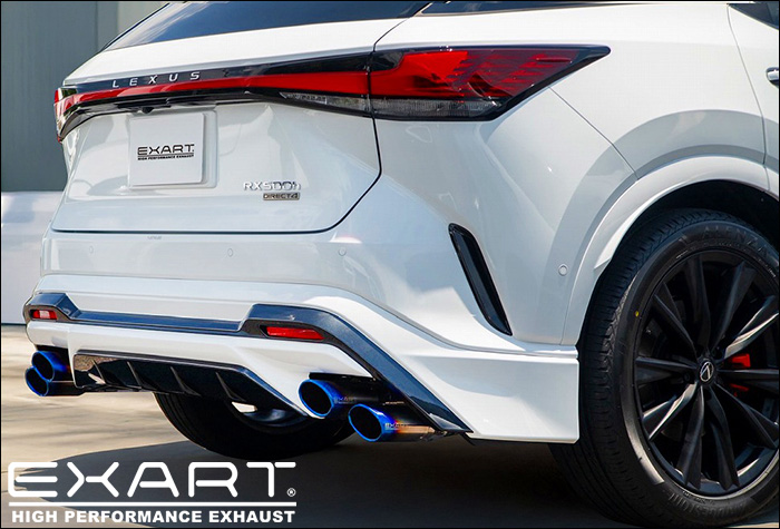 レクサスRX TRDエアロ専用 EXART ONE マフラー F QUADの販売ページです