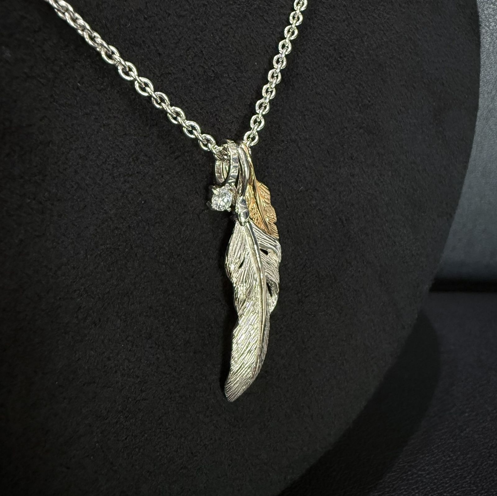 VelvetLounge - ラファエルペンダント / VLP186 / フェザーネックレス