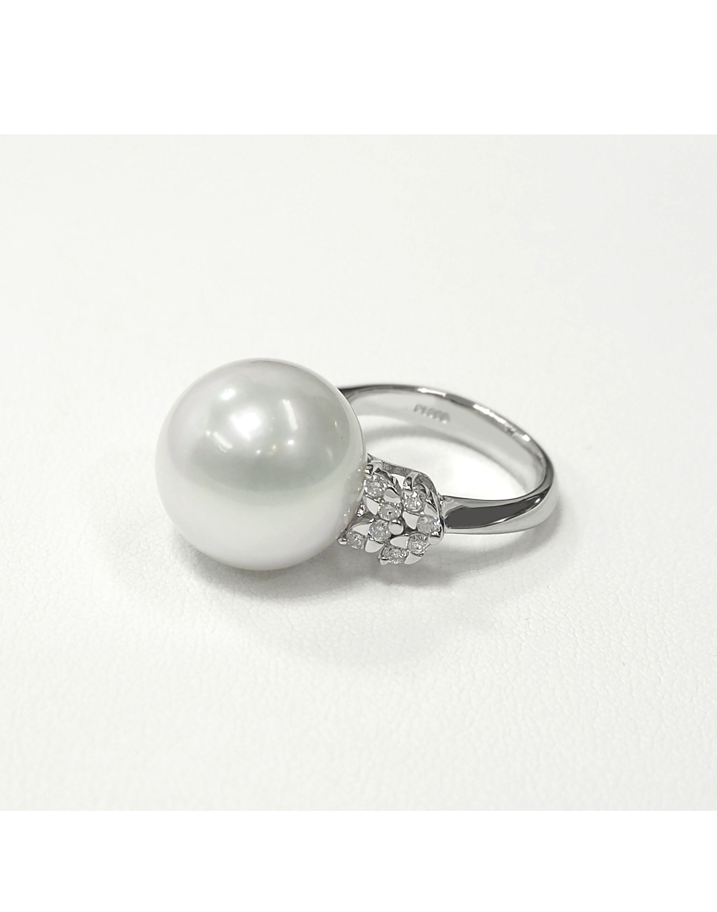 南洋白蝶真珠パールリング Pt900 16mm 静岡県三島市 ジュエリープラザ