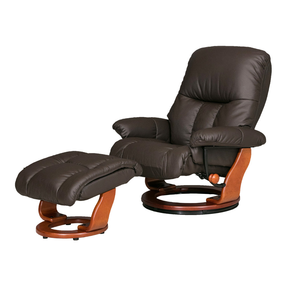 lushroom パーソナルチェア リクライニングチェア オットマン付き