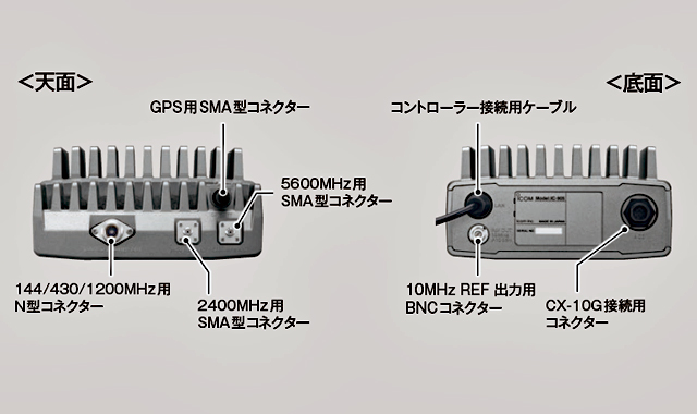 IC-905 アイコム 144/430/1200/2400/5600MHz/ SSB/CW/RTTY/AM/FM/DV/DD