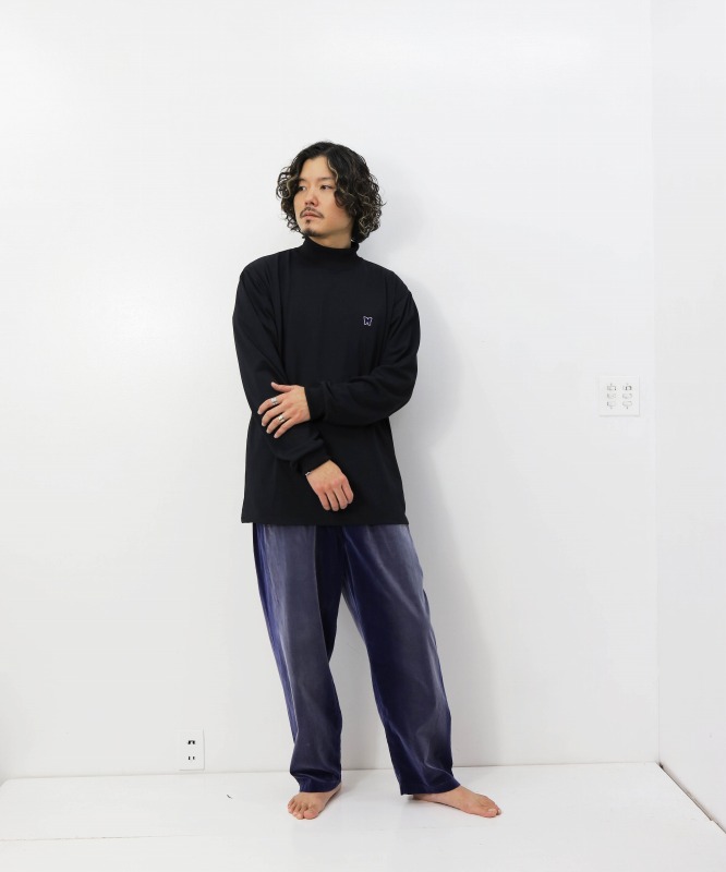 Needles/ニードルズ L/S Mock Neck Tee - Poly Jersey [カットソー・T