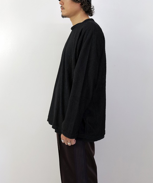 Needles/ニードルズ L/S U Neck Tee - Poly Double Russell (全3色