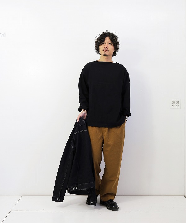 Saint James/セントジェームス OUESSANT LOOSE - NOIR（ブラック