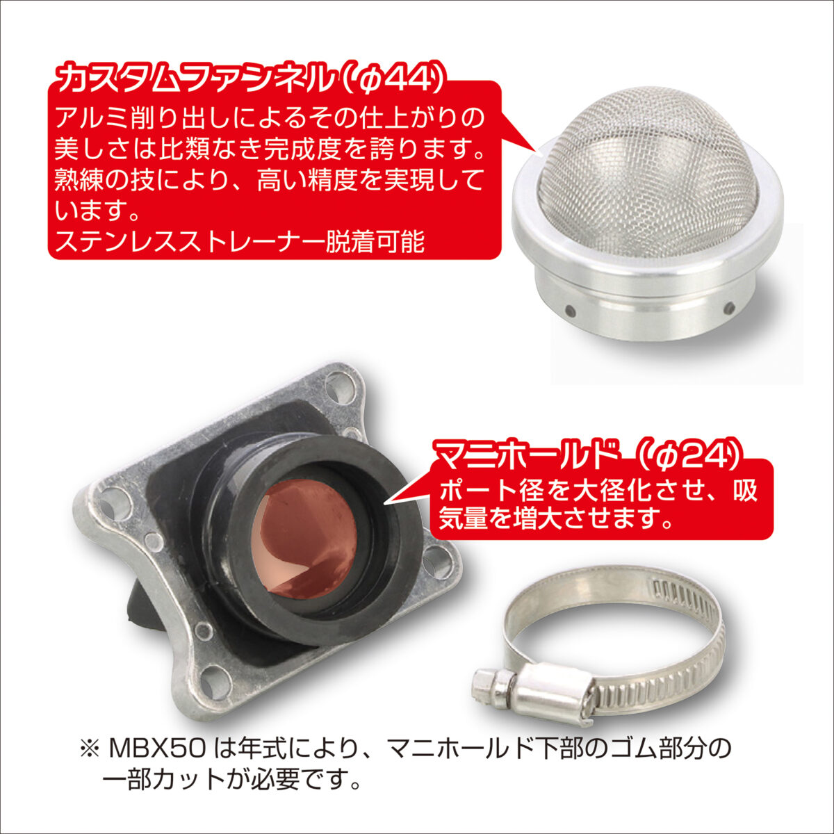 NSR用ミクニフラットキャブがキタコから再登場 パワーとトルクを強化