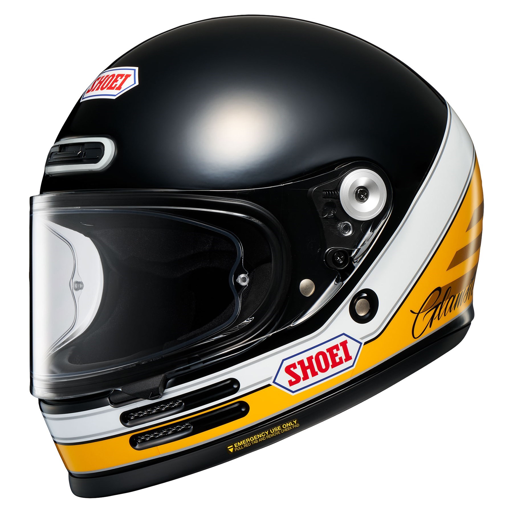 Shoei Glamster 06 Abiding TC-10 helmet in grey / black