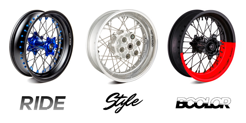 前後セット・STS2 鍛造リム） alpina チューブレスホイール Ducati