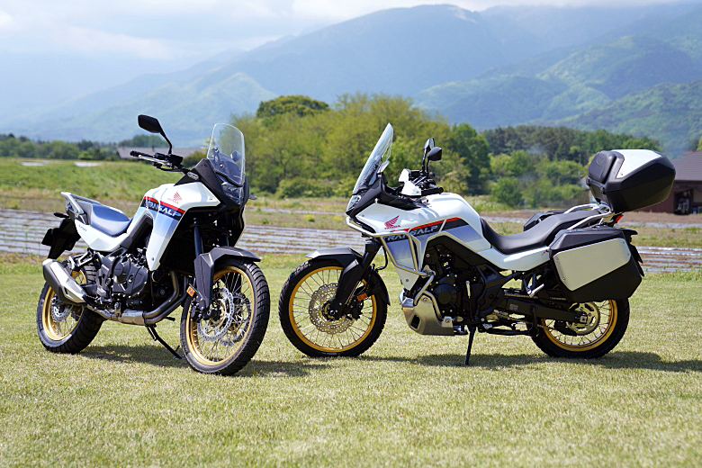 ホンダ 新型 XL750 トランザルプ試乗会！ Part4 純正アクセサリー装着