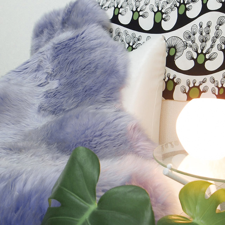 AUSKIN 長毛ムートンフリース プレミアムレーベル 1匹物 60×95