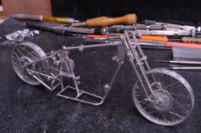 Making of 1/9scale Fulldetail Kit : Brough Superior SS100