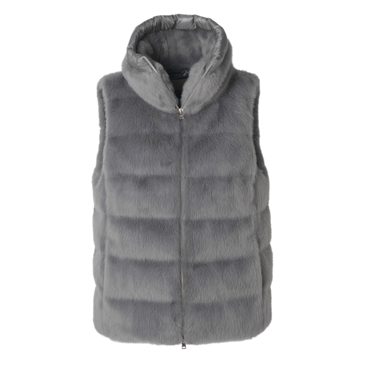 ヘルノ HERNO ダウンベスト 38サイズ(38 GRIGIOPERLA): モダンブルー