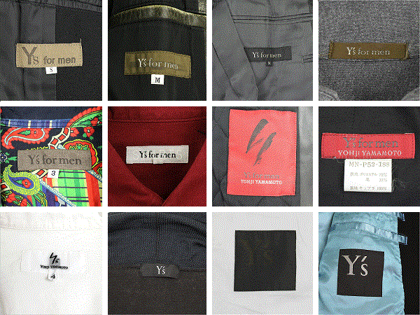 Y's for men 赤ラベルについて解説 | ブランド服 買取の専門店 モード