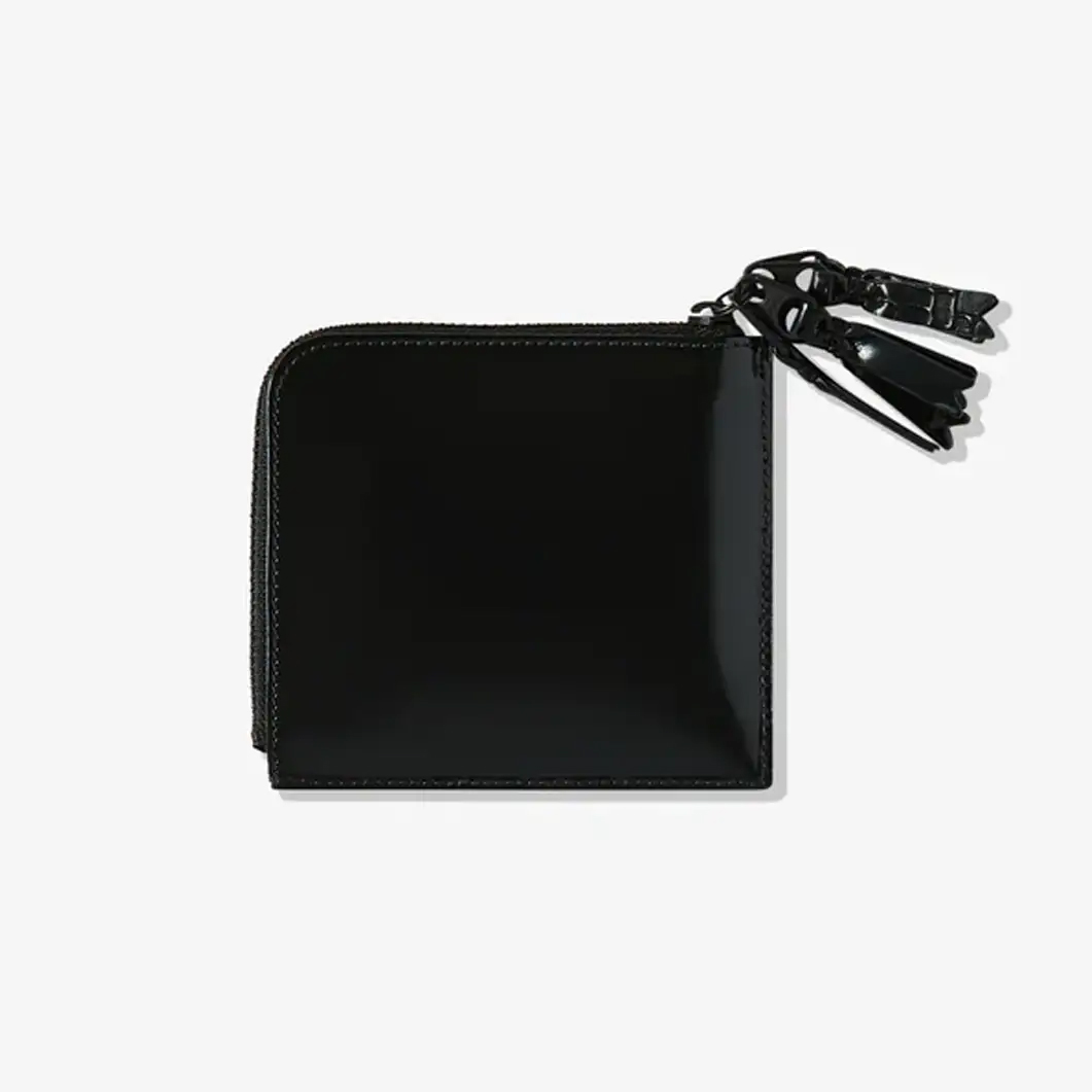 COMME des GARCONS L字型 ZIPウォレット Zipper Medley ブラック