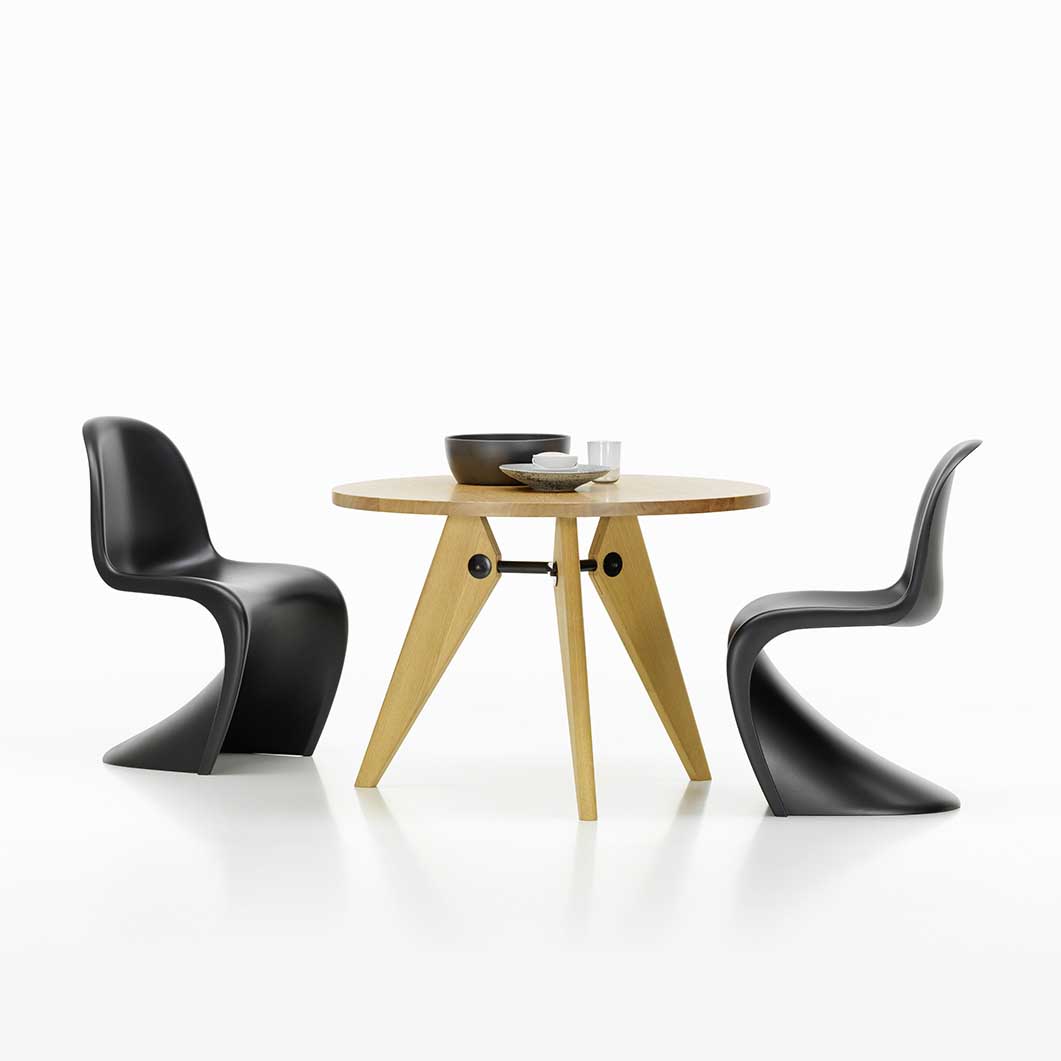 パントン チェア ディープブラック(ディープブラック)：ホーム