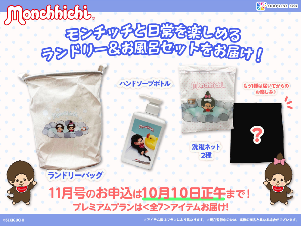 モンチッチ「サプライズボックス」11月号 プレミアムプラン