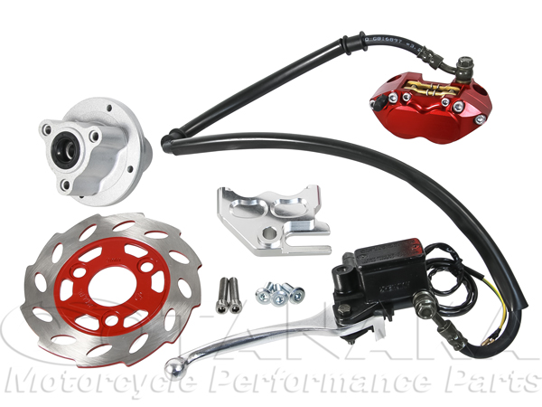 1687wモンキーノーマルフロントフォーク用 ディスクブレーキ化キット