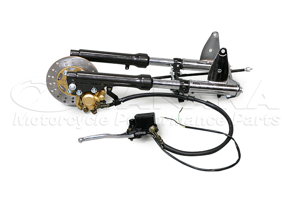 103wモンキー用φ26フロントフォーク 左側ディスクブレーキキット