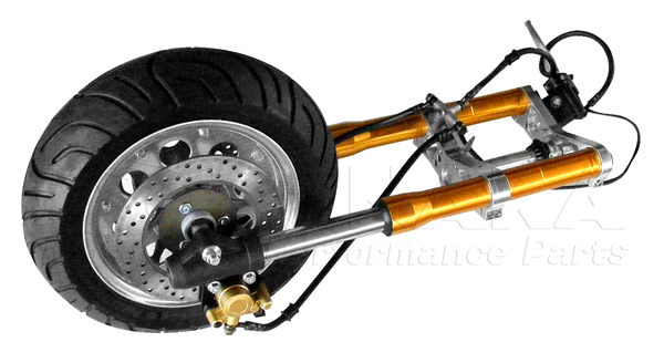 109wモンキー用 φ45倒立フォーク ダブルディスクブレーキキット