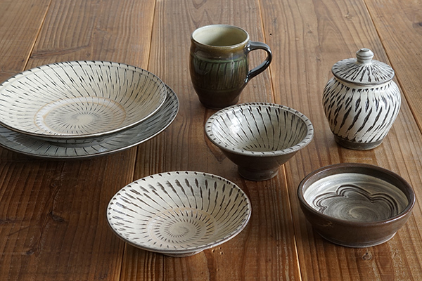 小鹿田焼 櫛描き 4寸鉢｜和食器の通販 monsen