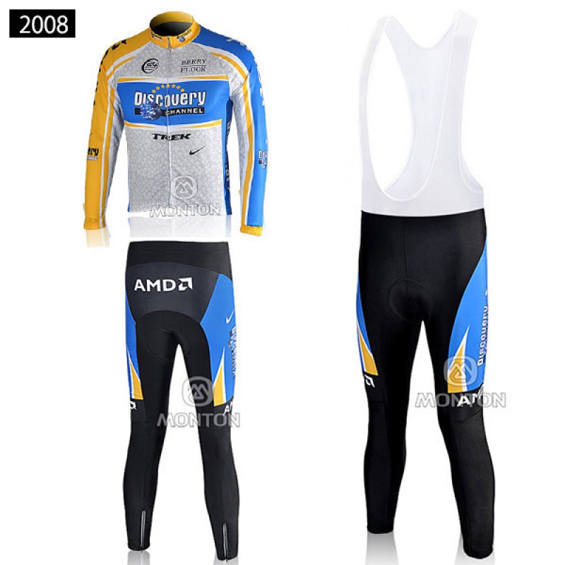 ディスカバリー チャンネル プロ サイクリングチーム 自転車競技服装