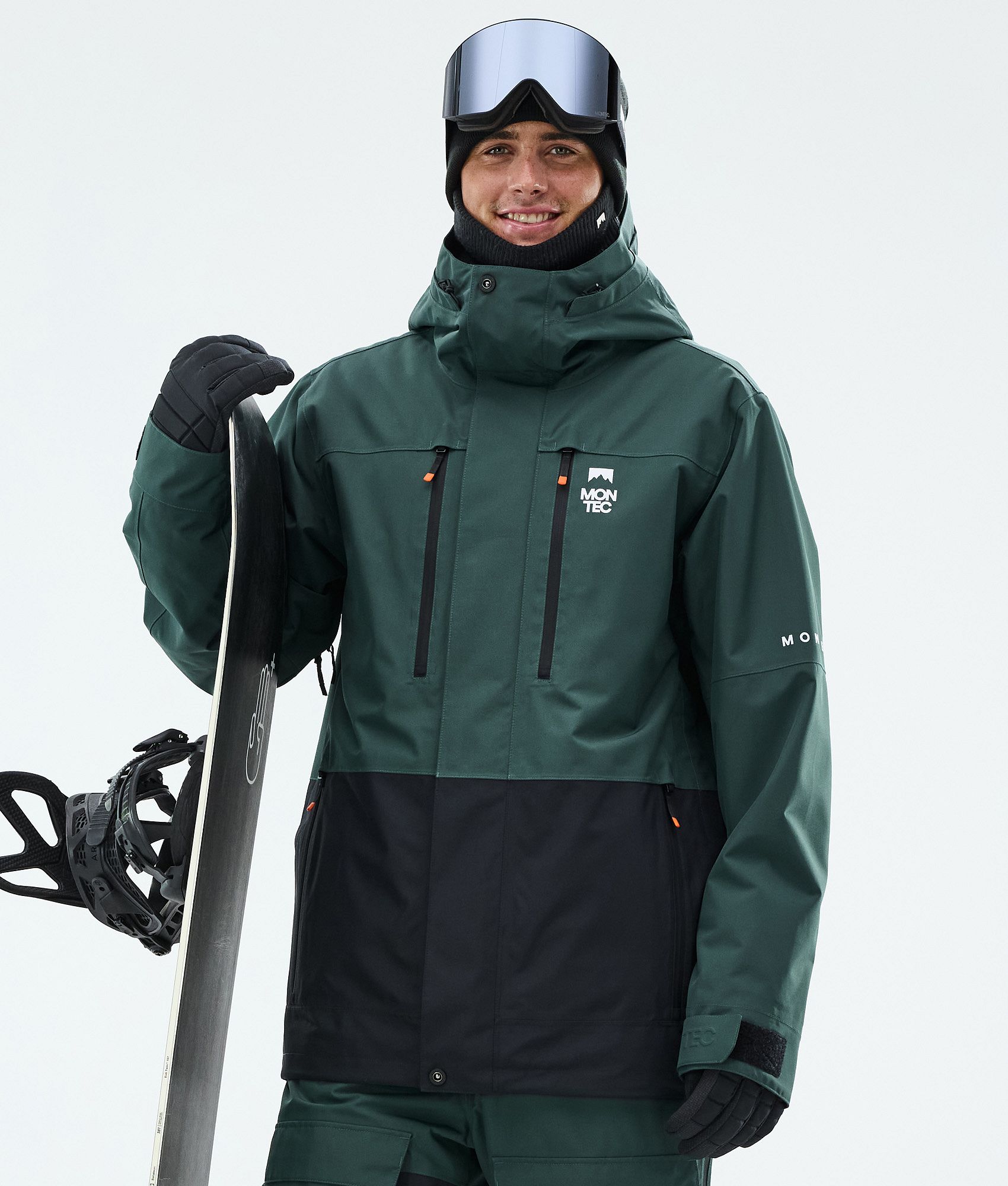 Montec Fawk Snowboard Jacket Men Dark Atlantic/Black | Montecwear.com