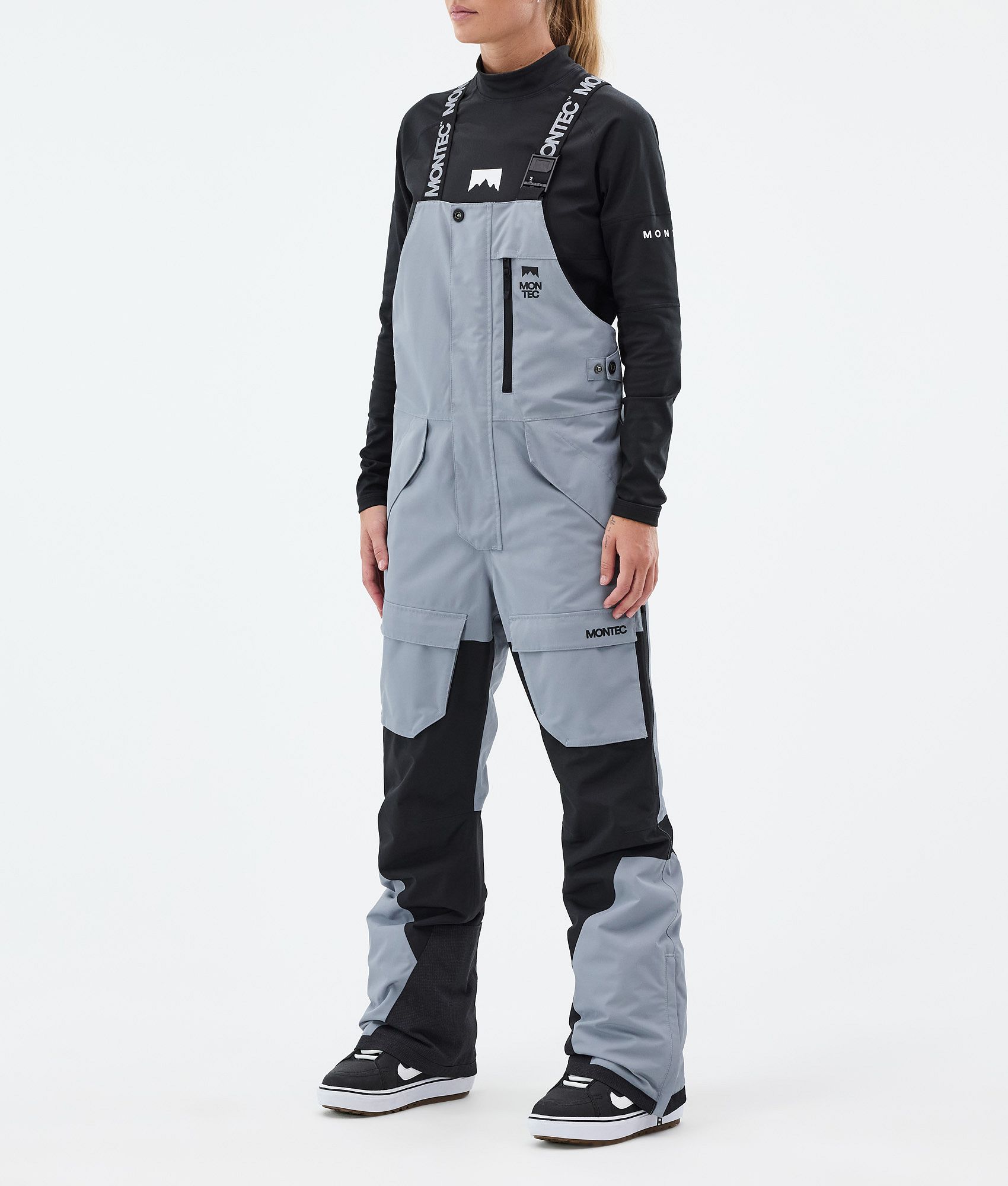 Montec Fawk W Snowboard Pants Women Soft Blue/Black | Montecwear.com
