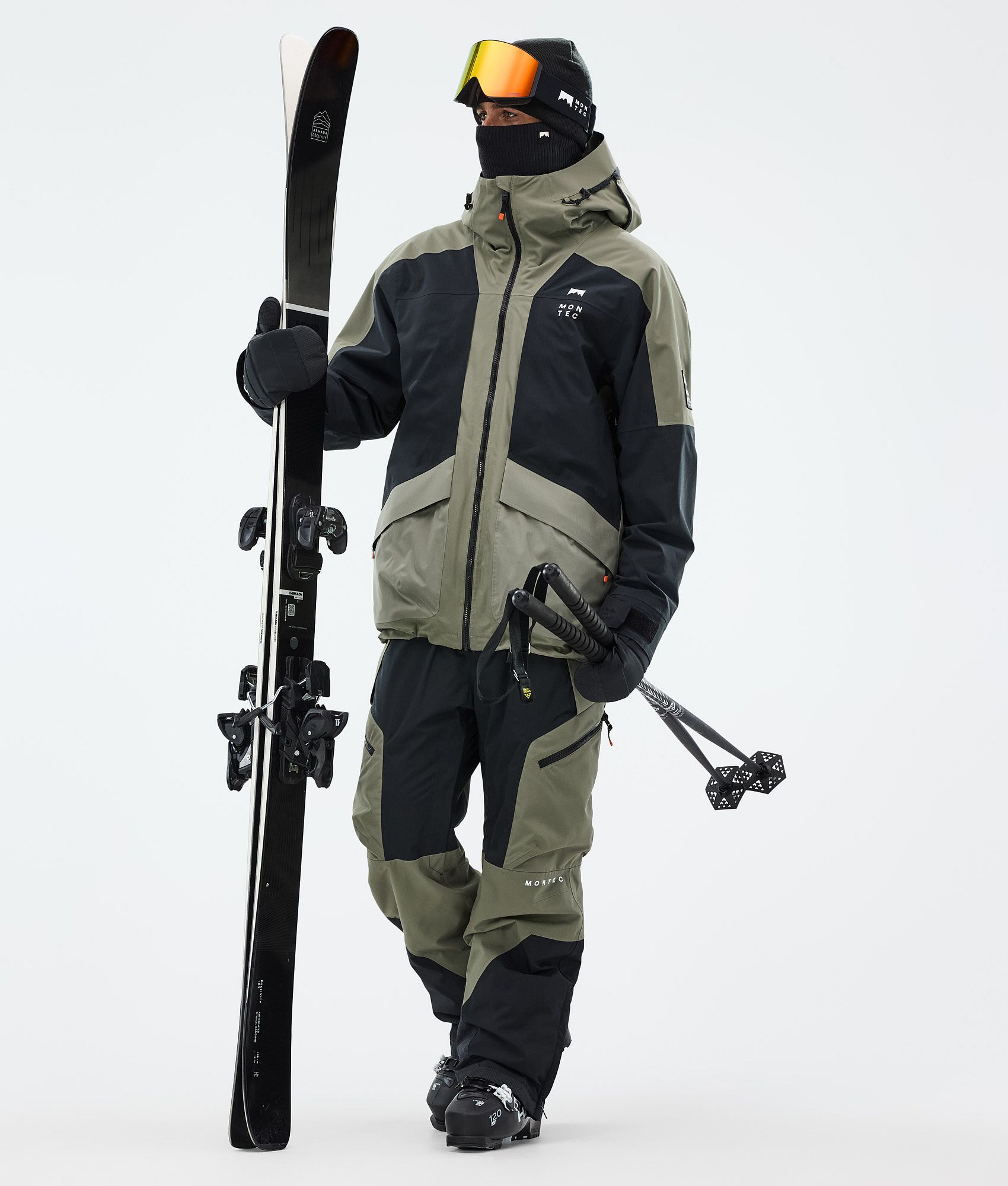 Montec Morpheus スキージャケット メンズ Greenish/Black - グリーン