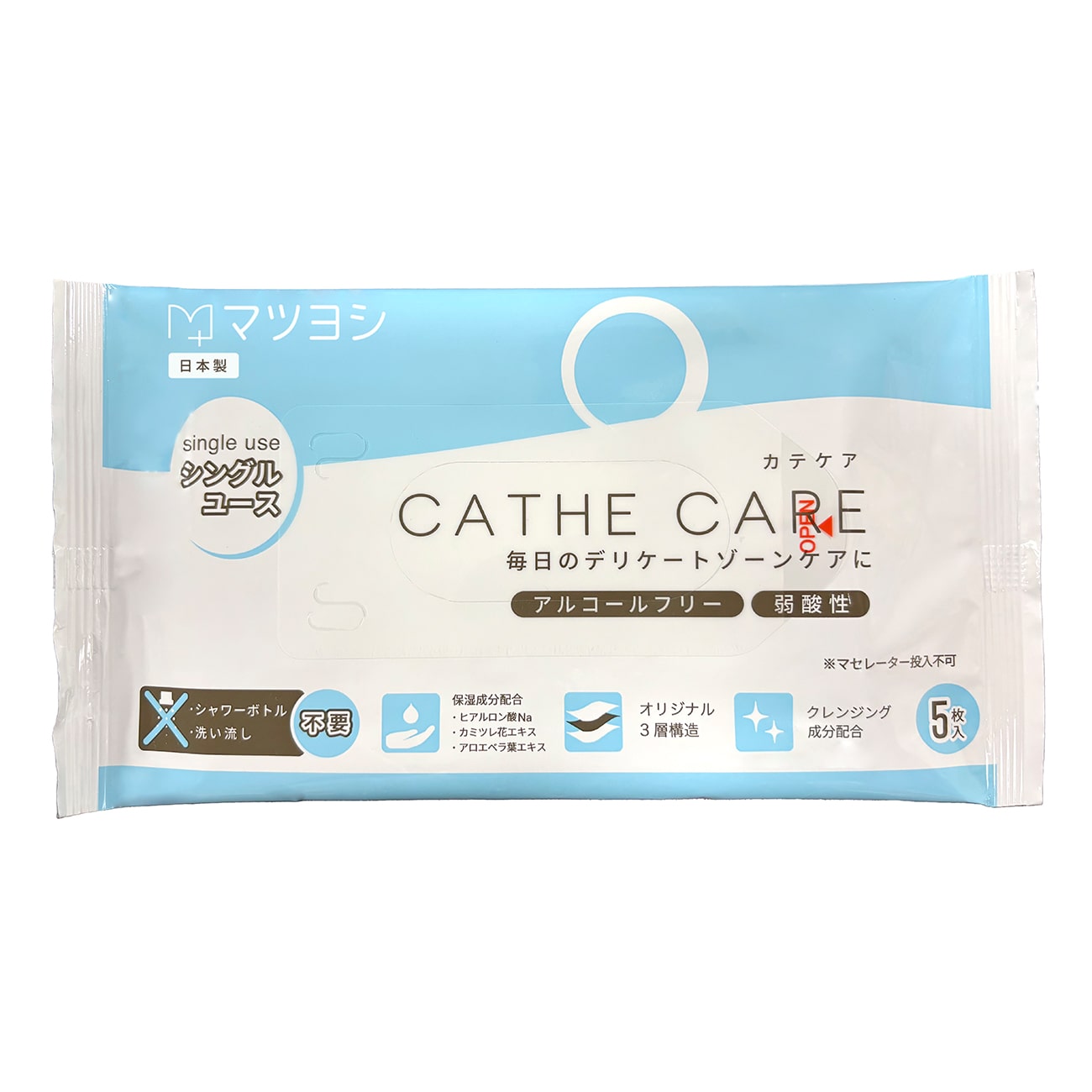 マツヨシ カテケア(保湿シート) 陰部清拭用シート 25-4095-01 マツヨシ