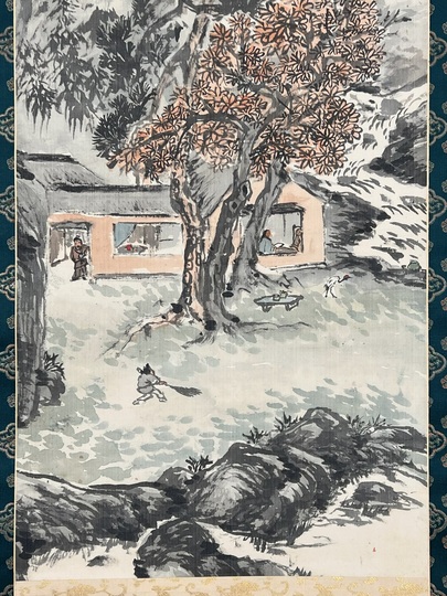 富岡鉄斎 蘭亭旧蹟図｜古美術・掛け軸の販売・買取・鑑定-松本松栄堂