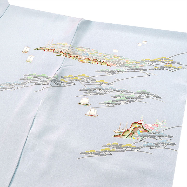 本加賀友禅 松井眞夫 特撰訪問着【東岩瀬 富山】 [241121-ho-1