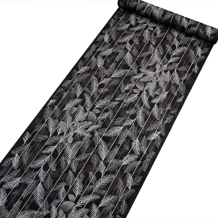 古代染色 純植物染め 本場大島紬【葉模様】 [241222-ot-3] - ￥280,000