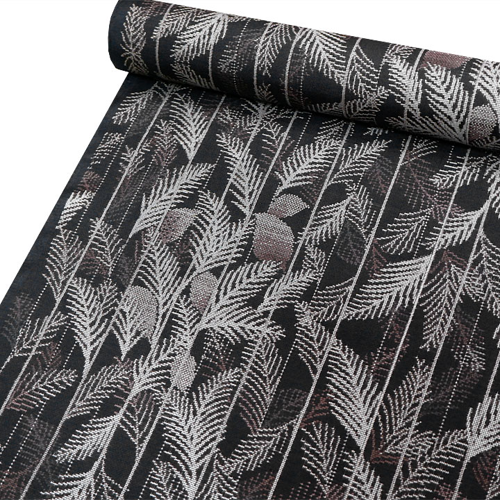 古代染色 純植物染め 本場大島紬【葉模様】 [241222-ot-3] - ￥280,000