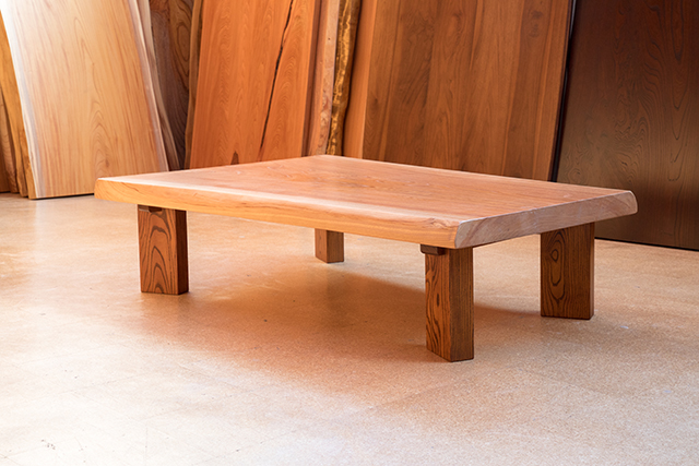 天然木 神奈川県 海老名店展示 カヤ材 一枚板 テーブル用天板 セール