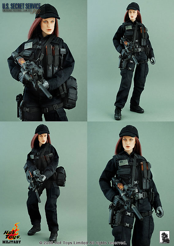 U.S. Secret Service - Emergency Response Team Hot Toys - Machinegun