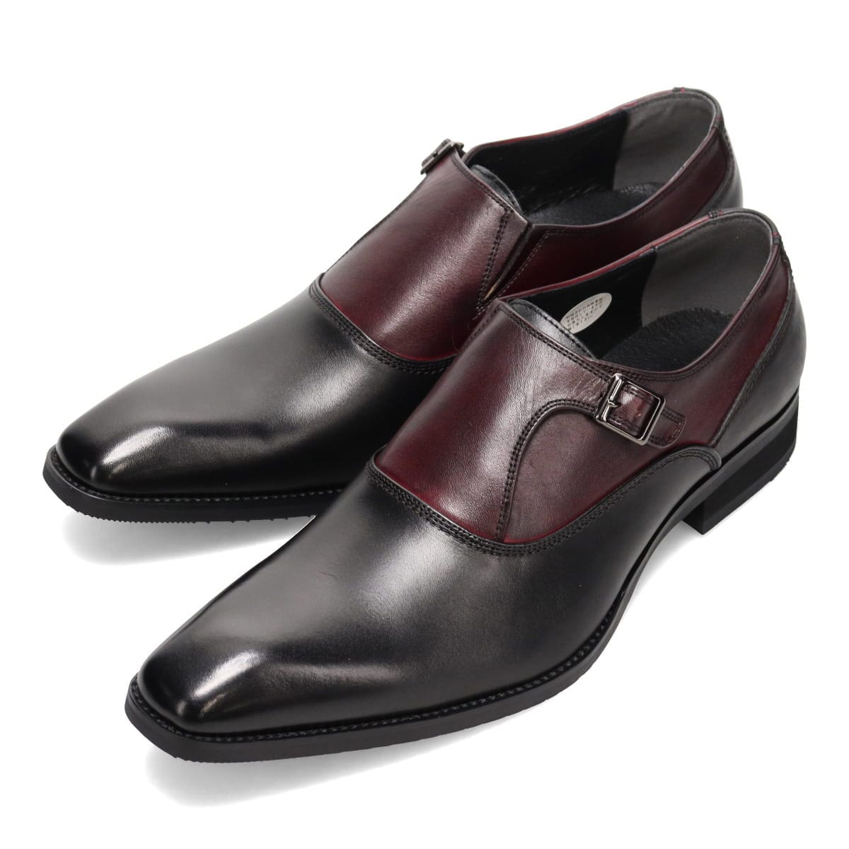 ルーテシア LUTECIA ロングノーズ モンクストラップ・ビジネスシューズ