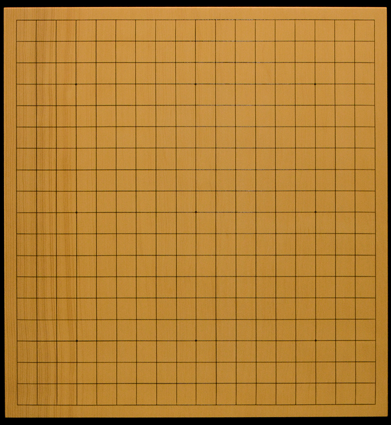 本榧足付碁盤 6寸6分（天柾） ga60032 | 前川榧碁盤店