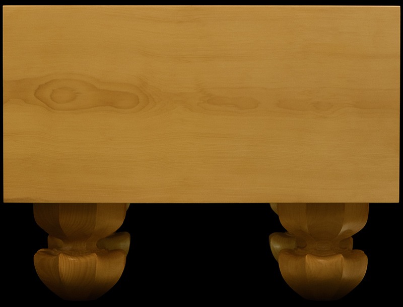 本榧足付将棋盤 6寸（天地柾） sa60037 | 前川榧碁盤店