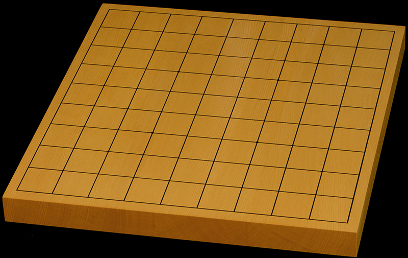 おまかせ】本榧卓上将棋盤 1寸（ハギ盤・極上） | 前川榧碁盤店