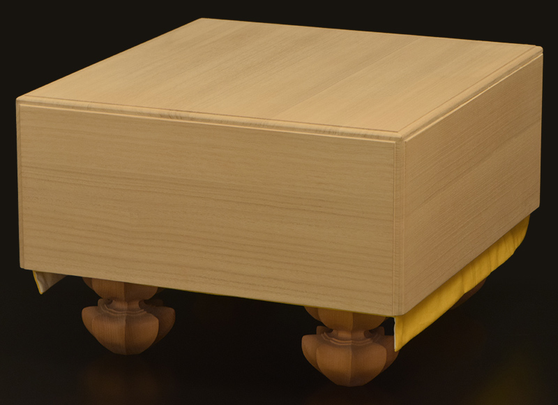 国産本榧足付将棋盤 6寸3分（天柾） sa60034 | 前川榧碁盤店