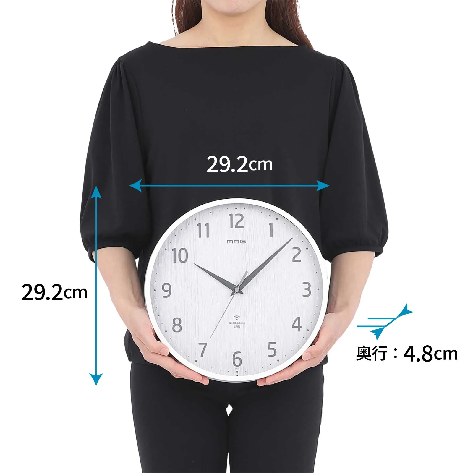 無線LAN掛時計｜あなたに寄り添う MAG (マグ) の時計 ノア精密株式会社