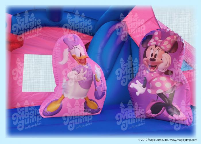 Minnie Mouse 6 in 1 Combo Wet or Dry | Inflatable Bounce and Slide